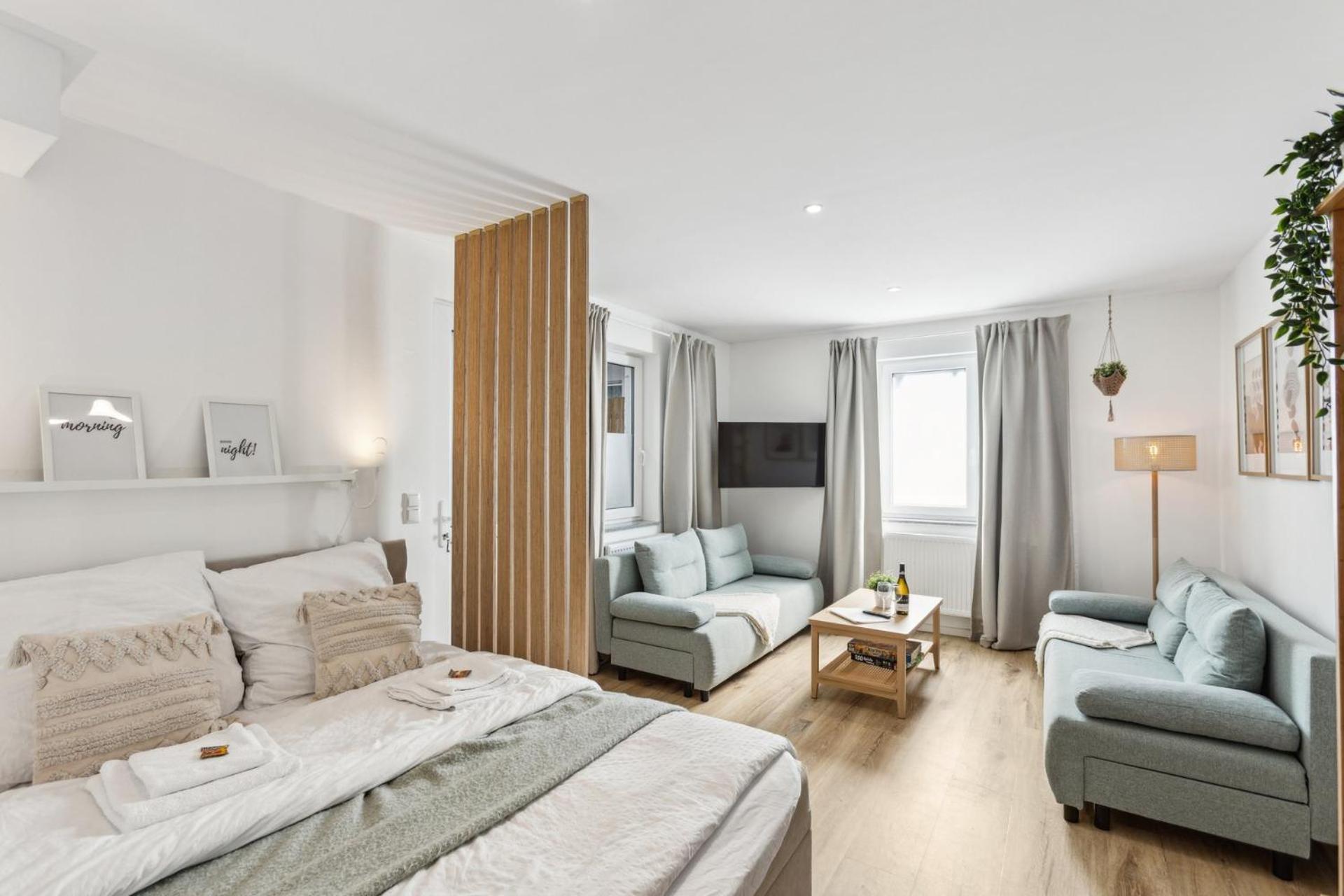 Appartement Gemuetliches 2 Ambient Mit Queensize-bett , Etagenbett& Schlafsofa In Alsternaehe